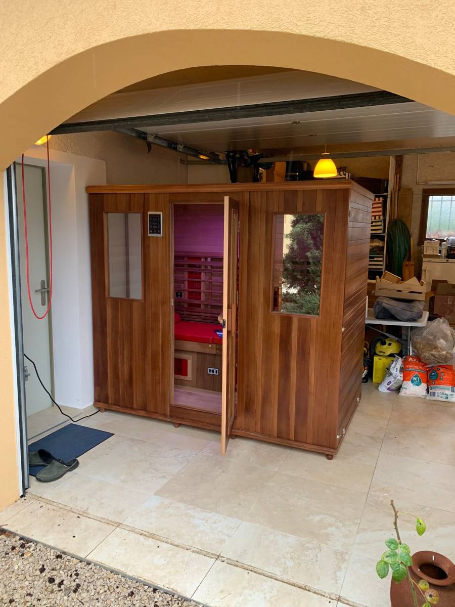 Installation d'un Sauna d'intérieur Haut de Gamme - Luxueux - aux Matelles Proche Saint-Gély-Du-Fesc